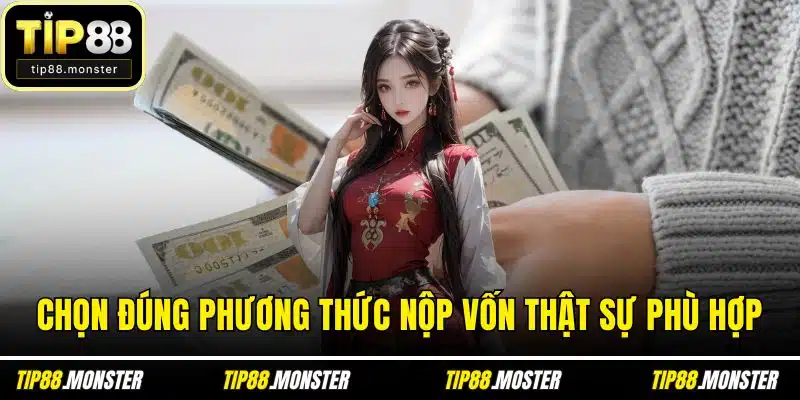 Chọn đúng phương thức nộp vốn thật sự phù hợp