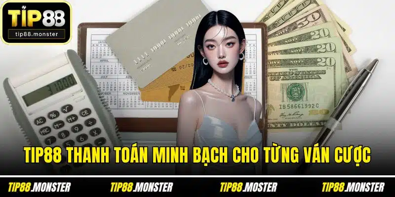 TIP88 thanh toán minh bạch cho từng ván cược